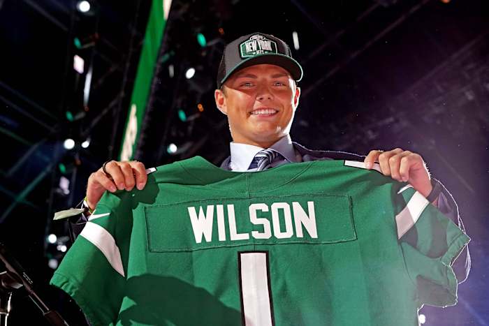 New York Jets QB Zach Wilson at NFL Draft